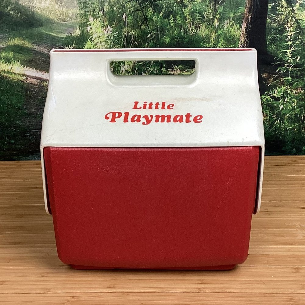 Vintage Red Little Playmate Igloo Cooler
